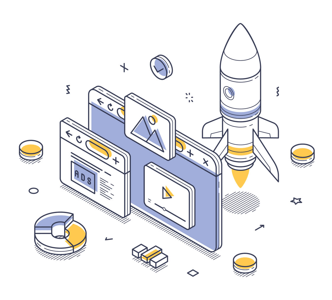 Webentwicklung am Laptop