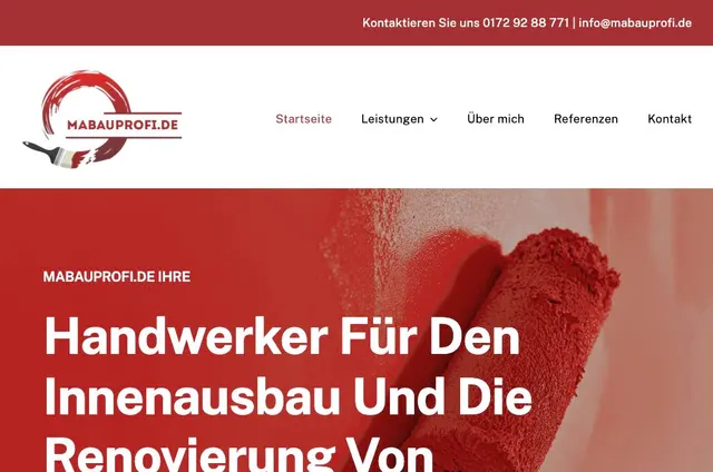Startseite von mabauprofi.de: Handwerker für Innenausbau und Renovierung